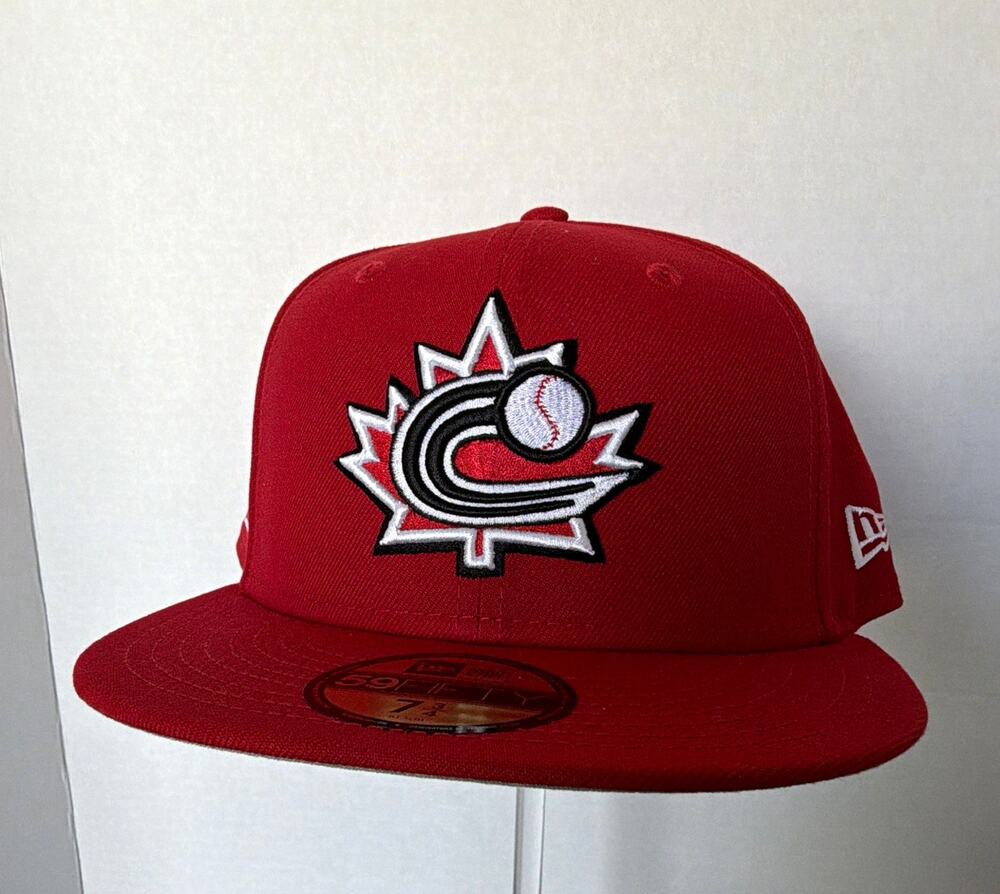New Era 59FIFTY Fitted Hat 7 3/4 Red World Baseball Classic Team Canada